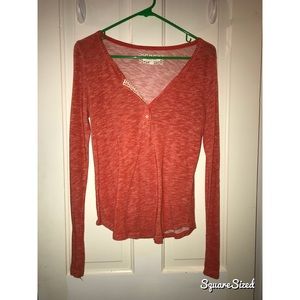 Pure + Good (Anthropologie) long sleeve pink shirt